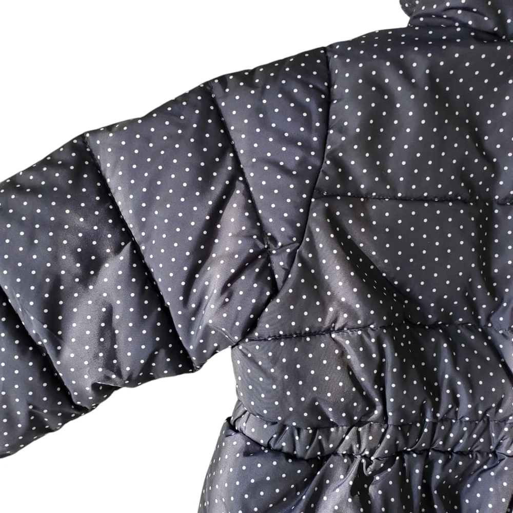 Baby Gap Navy Blue Fleece-Lined Puffer Coat